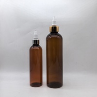 Bouteilles en plastique à presser avec bouchon à vis 8oz, flacons distributeurs vides pour liquides, loisirs créatifs, voyages