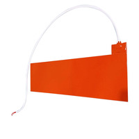 Chauffe-bande électrique flexible personnalisé ALXD 500*500*1.5MM en caoutchouc silicone 220V 1400W Plage de température 0-180°C Garantie 1 an