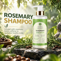 Sampo Keratin Rosemary Ekstrak Tumbuhan Alami Membersihkan Dengan Lembut Menutrisi Melembutkan Rambut Mengatasi Rambut Kusut OEM Label Pribadi
