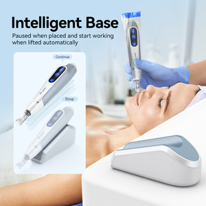 MDL Penna Derma Professionale Wireless Elettrica con Micro Aghi e Indicatore LED, Portatile per <span class=keywords><strong>Viso</strong></span> e Naso, Include Spina USA - Product Image 3