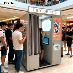 Cabina de Fotos Yixile, Máquina Expendedora de Fotos con Impresión Instantánea que Funciona con Monedas/Billetes/Tarjetas de Crédito - Product Image 3