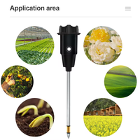 Analyseur d'humidité et de pH du sol 2 en 1, 3-8ph, détecteur de longue sonde en métal, outil de mesure pour plantes et jardin, personnalisable OEM