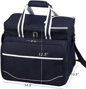 Bolsa plegable y suave personalizada, Enfriador de almuerzo para Picnic, bolsa de cerveza, Picnic, senderismo, acampada, bolsa de capa interna para enfriador de <span class=keywords><strong>vino</strong></span> de playa - Product Image 5