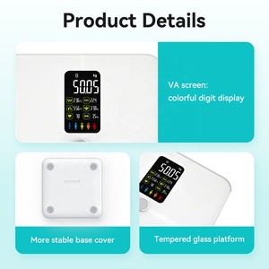 Balanza Welland Weighing Bmi Scale Balanzas corporales inteligentes electrónicas para peso corporal y grasa - Product Image 2