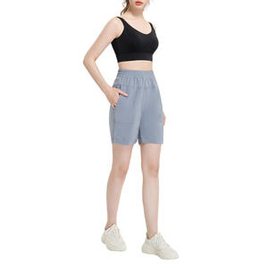 Short de yoga amincissant taille haute d'été pour femmes Short de sport décontracté avec poches ample et mince - Product Image 6