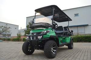 עגלת גולף חשמלית 6 מושבים בצבעים הניתנים להתאמה אישית עם מנוע עוצמתי 72V לשירות הסעות במתחם קהילתי/מועדון - Product Image 4