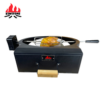 Kimstone Gegrilltes Hähnchen-Grillgerät Kombiniert mit Pizzatablett, 21,22,23,5,24,26,28 Multifunktionaler Grill