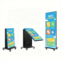 Pantalla LED Plegable para Interiores Gob P1.2 P1.5 P1.8 P2.5, Cartel Digital Portátil, Video Wall LED para Capacitación