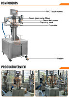 Machine de remplissage et de scellage de sachets à bec verseur 180ml 250ml 280ml pour liquides, gelées, jus d'orange et sauces