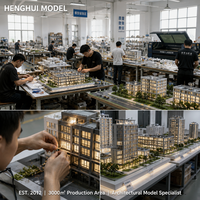 Maquette immobilière personnalisée pour la planification urbaine et les expositions