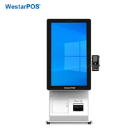 Kiosco de Autoservicio WestarPOS CRS001 de 18 Pulgadas con Pantalla Táctil Windows 11 de Una Sola Pantalla para Panadería