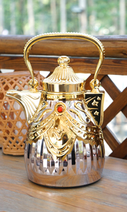 <span class=keywords><strong>Théière</strong></span> <span class=keywords><strong>thermos</strong></span> en acier inoxydable de style arabe <span class=keywords><strong>1L</strong></span> écologique <span class=keywords><strong>Théière</strong></span> <span class=keywords><strong>thermos</strong></span> dorée avec poignée - Product Image 6