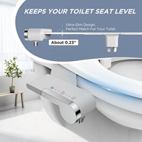 Accessoire de bidet WC non électrique à double buse, écologique, autonettoyant, avec logo personnalisé, marque privée, pour soins post-partum et salle de bain