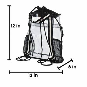 <b>Drawstring</b> Bag Gym With Pockets Sports Sack With Handle <b>Drawstring</b> <b>Backpack</b> Travel for Men Women <b>Backpacks</b> - Product Image 4