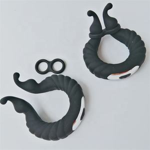 Waterdichte Siliconen Slak Vibrerende Haan <span class=keywords><strong>Ring</strong></span> 10 Frequenties Seksspeeltjes Voor Mannen Zachte Penisringen Om Het Gebruik Van De Ejaculatie Voor Volwassenen Te Vertragen - Product Image 5