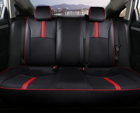 Housses de siège auto complètes en cuir personnalisées pour Honda Civic 2016-2021, accessoires auto imperméables, protection de siège auto en cuir