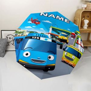 1 Parapluie Pliant Personnalisé avec Nom de Bus Dessin Animé, Sans MOQ, Cadeau Véhicule Personnalisé, Impression UV, Commande Unique, Ombrello Personnalisato - Product Image 3