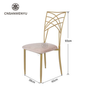 <span class=keywords><strong>Sillas</strong></span> <span class=keywords><strong>de</strong></span> Acero Inoxidable <span class=keywords><strong>de</strong></span> Alta Calidad con Diseño <span class=keywords><strong>de</strong></span> Camaleón y Respaldo Cruzado para Eventos, Bodas, Banquetes y Fiestas, <span class=keywords><strong>Precio</strong></span> <span class=keywords><strong>de</strong></span> Fábrica - Product Image 4