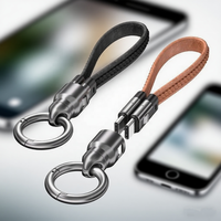 Kabel Pengisi Daya Cepat USBC Premium 240W dengan Tali Kulit untuk Smartphone, Fungsi Pengisian Cepat 5A dengan Patch Tipe C