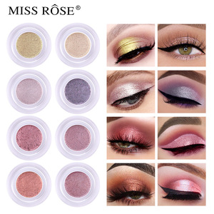 Sombra de Ojos en Polvo MISS ROSE Mermaid Princess Glitter, Color Único, Acabado Dorado Arcoíris, Destellos Perlados Polarizados, Iluminador - Product Image 1
