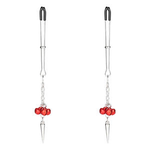 Mainan seks bel lada logam, klip puting dapat diatur tidak menusuk, mainan pasangan menggoda - Product Image 6