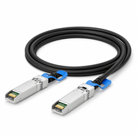 Kabel Tembaga Pasif 10G SFP+ DAC untuk Koneksi Switch Jaringan Uplink Rak Server Edge Komputasi Awan