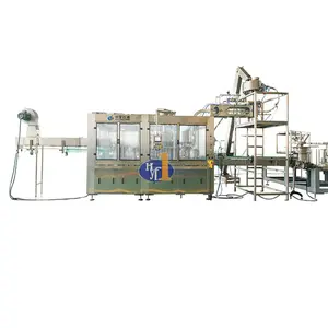 Automatic aluminum cans / pet / glass bottle filling / bottling machine to make carbonated soft drink