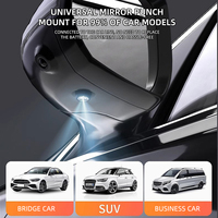 Nouvelles lumières de bienvenue pour voitures, lumières décoratives pour portes de voiture, projecteurs laser, lumières de rétroviseur, lumières ambiante LED