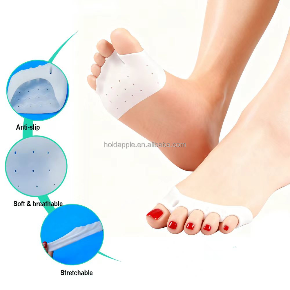 BDSHUNBF 21PCS Cuscinetti Per Avampiede, Gel Metatarsal Pads Per Metatarsalgia, Cuscinetti - Foto 4