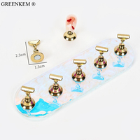 Nouveau support de pratique d'ongle acrylique réutilisable conseils d'ongle magnétiques support de pratique bricolage présentoirs de formation d'ongle