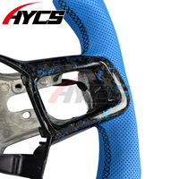 Volant de course personnalisé en fibre de carbone avec LED RPM pour Ford Mustang GT 2024-2026 GT500 Dark Horse, volant chauffant