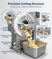 Machine industrielle de découpe verticale multi-lames pour oignon, manioc, banane et plantain, prix compétitif