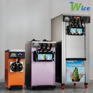 Máquina para Hacer Helado Suave Automática de 20L de WICE Factory, con Tres Sabores, Carrito para Restaurante o Cafetería, Precio de Fábrica - Product Image 6