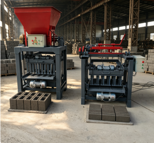Machine à briques de ciment écologique utilisant du cendre de volaille, conforme aux normes de certification des bâtiments verts - Product Image 1