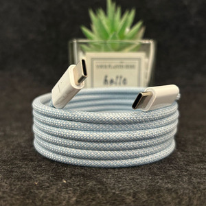Magic Rope Magnetic USB Type-C 3A Fast <strong>Charging</strong> Data Cable Self Winding <strong>Lead</strong> - Product Image 1