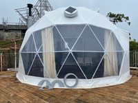 Tentes de camping de luxe pour hôtels, maisons préfabriquées, petites maisons, dômes géodésiques imperméables pour le glamping, tentes d'extérieur à vendre