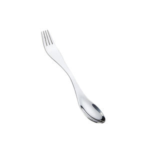 ช้อนสลัดโลหะสแตนเลสสำหรับตั้งแคมป์แบบทูอิน1สำหรับเดินป่าตั้งแคมป์หรือแบกเป้ - Product Image 2