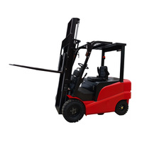 Chariot à palettes à quatre roues motrices Yancha, nouvelle version, capacité de charge lourde, batterie au plomb-acide CE, pneus pleins, 1 tonne, utilisation intérieure/extérieure
