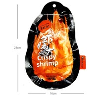 Cai Wenjing's Recommended Xiangzai Bian Shrimp Boss Udang Renyah Siap Santap Udang Fujian 9g (6 Buah) Camilan