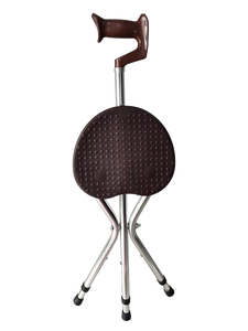 Bastón plegable telescópico <span class=keywords><strong>para</strong></span> personas mayores, bastón plegable con asiento <span class=keywords><strong>para</strong></span> <span class=keywords><strong>caminar</strong></span> - Product Image 2