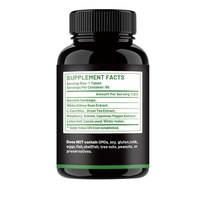 Slim Plus Fat Burn Detox Amélioration de la Densité Osseuse Extrait de Thé Vert Extrait de Poivre Capsimax Complément Alimentaire en Comprimés 60 Pièces