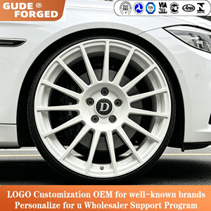 Ruedas GUDE WHEELSHOME F9701, Diseño Clásico <span class=keywords><strong>ALPINA</strong></span>, Escalonadas de 20/21 Pulgadas, 5x112/5x120, Multirradio, Plateadas, de Aluminio Forjado - Product Image 2