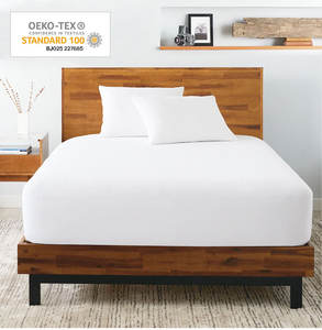 Modern su geçirmez yatak koruyucu çift donatılmış yatak kral yatak hastane otel ev yatak için kapakları - Product Image 2