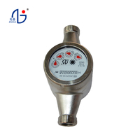 Contador de agua multiprotuberancia de acero inoxidable 304 DN 15 IP68 para agua fría, horizontal, doméstico, submedición, OEM, precisión Clase 2