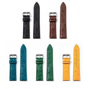 Bracelet de montre universel en cuir d'autruche véritable double face 2026 Win-Win 18mm 19mm 20mm 21mm 22mm - Product Image 4