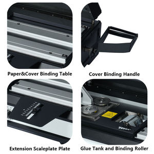 Xing เครื่องกาว A4 450แมงกานีสเครื่องเชื่อมสำนักงานแบบไร้สายเครื่องร้อนละลายแบบอัตโนมัติเต็มรูปแบบพร้อมคู่มือสำหรับหนังสือ A4ขนาดเล็ก - Product Image 3