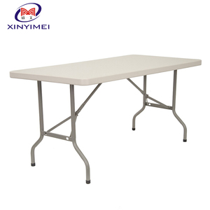 Mesa plegable de fábrica, mesa plegable portátil de HDPE mesas plegables de plástico para interiores y exteriores - Product Image 5