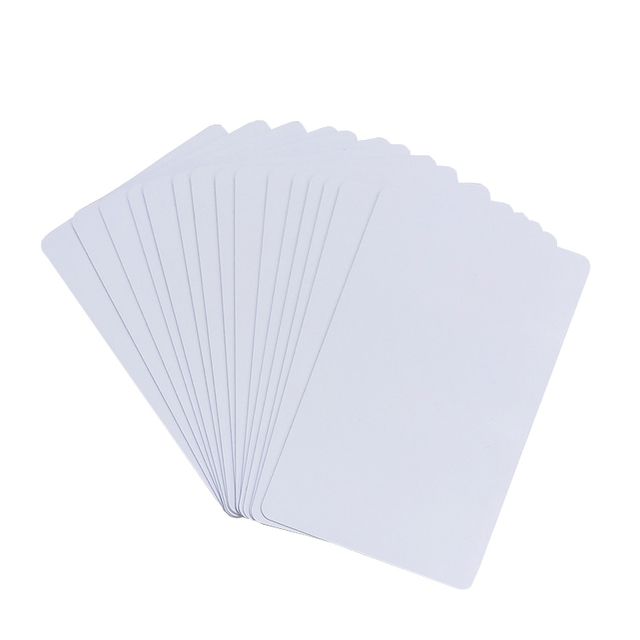 Waterproof Printable Blank RFID 13.56Mhz PVC Fudan 1K F08 Compatible S50 Smart Chip NFC Card for Access Control Key