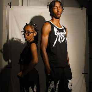 Ensemble streetwear personnalisé pour <span class=keywords><strong>homme</strong></span> : débardeur en coton et short en mesh, imprimé graphique, <span class=keywords><strong>tenue</strong></span> deux pièces streetwear, fabricant OEM - Product Image 6