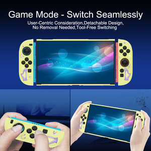 Set de Carcasa Rígida para PC con Diseño de Dibujos Animados de Animales y Fundas Divididas para Joycon y Marco Central para <span class=keywords><strong>Nintendo</strong></span> Switch 2, Accesorios de Juego - Product Image 5